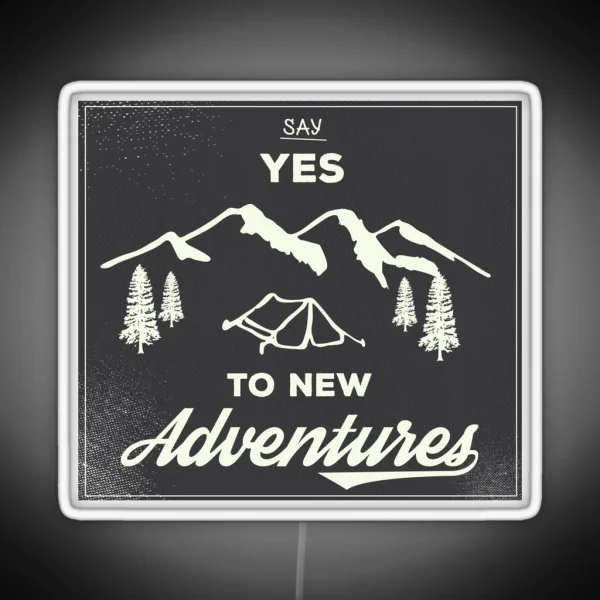 New Adventures RGB Neon Sign