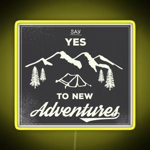 New Adventures RGB Neon Sign