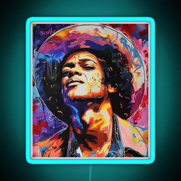 New Bruno Mars Special J RGB Neon Sign