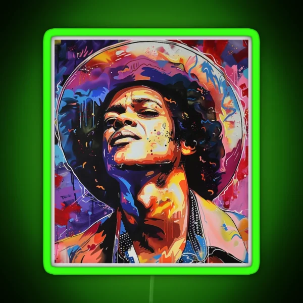 New Bruno Mars Special J RGB Neon Sign