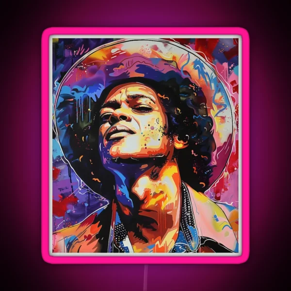 New Bruno Mars Special J RGB Neon Sign