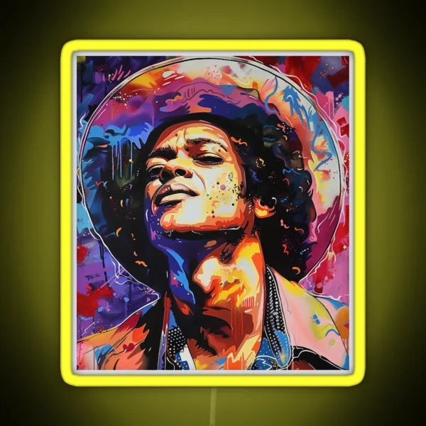 New Bruno Mars Special J RGB Neon Sign