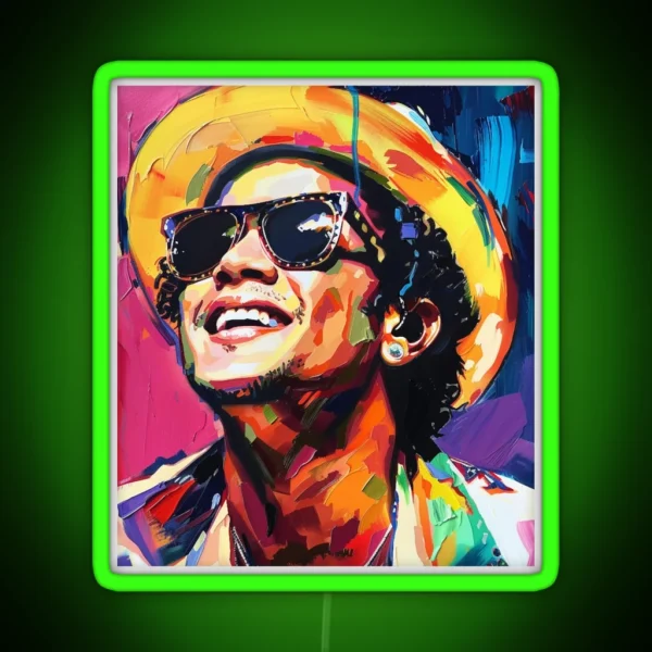 New Bruno Mars Special K RGB Neon Sign