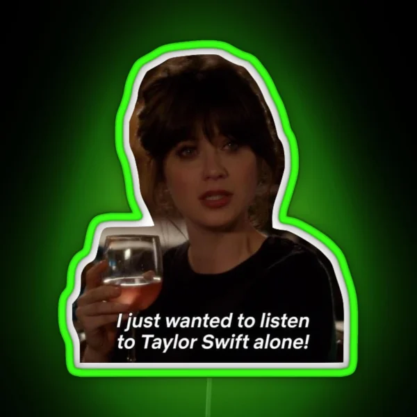 New Girl Jess Taylor Swift RGB Neon Sign