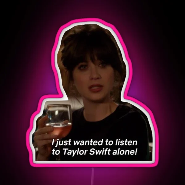 New Girl Jess Taylor Swift RGB Neon Sign