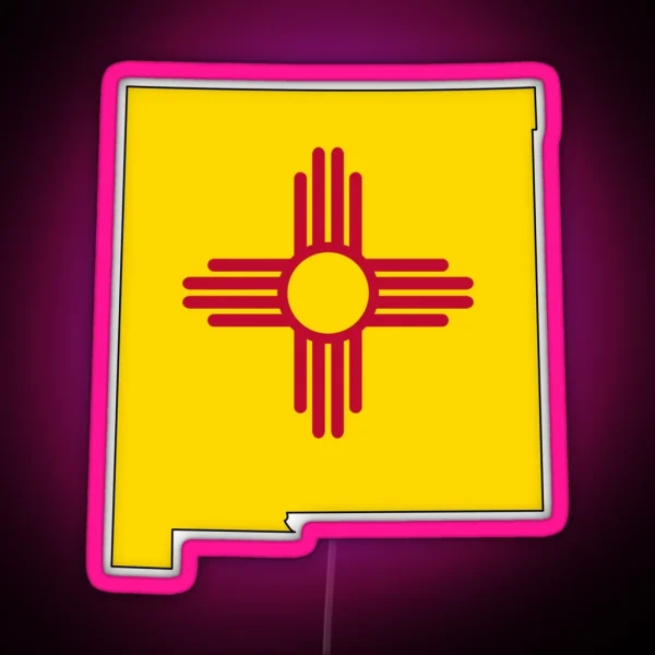 New Mexico RGB Neon Sign