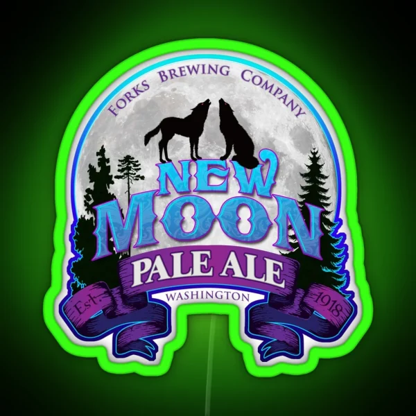 New Moon Pale Ale RGB Neon Sign