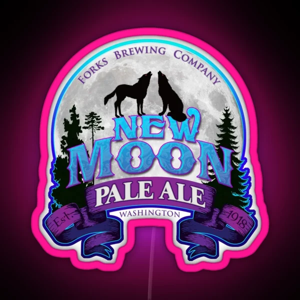 New Moon Pale Ale RGB Neon Sign