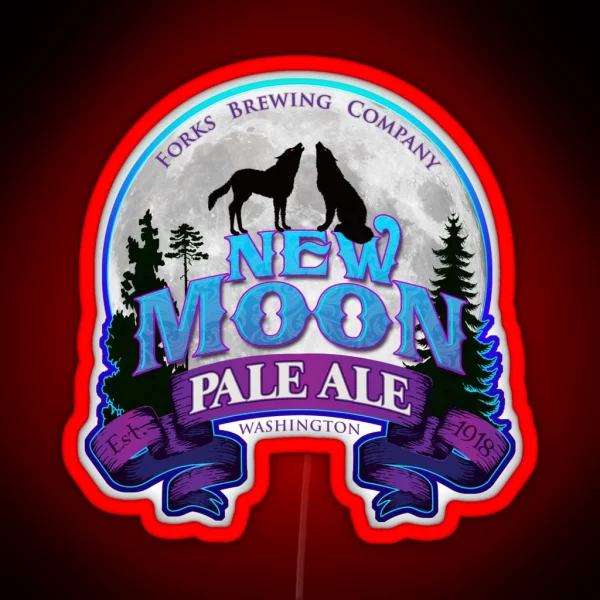 New Moon Pale Ale RGB Neon Sign