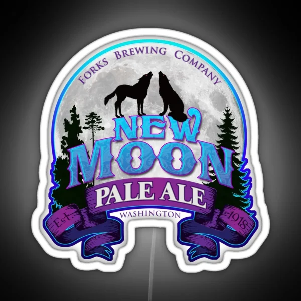 New Moon Pale Ale RGB Neon Sign