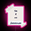 New Year's Day celebration personalized RGB neon lit LED canvas sign