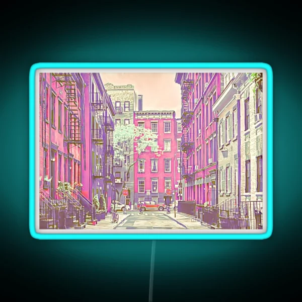 New York City Street RGB Neon Sign