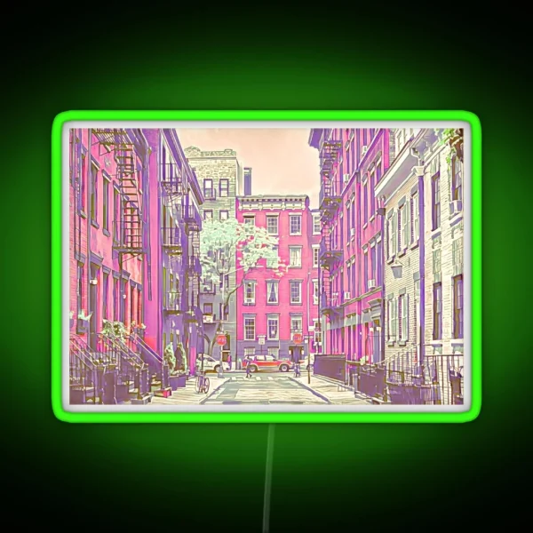 New York City Street RGB Neon Sign