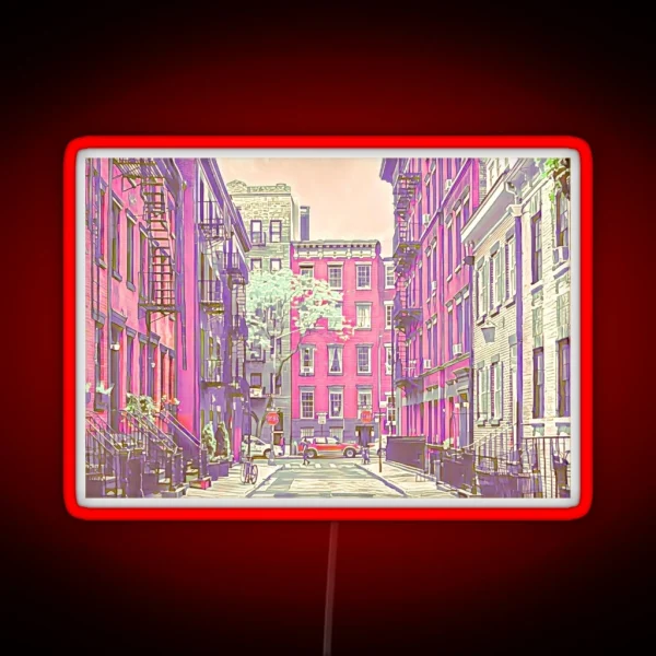 New York City Street RGB Neon Sign