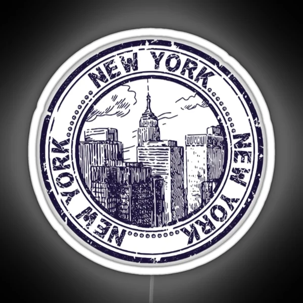 New York New York RGB Neon Sign