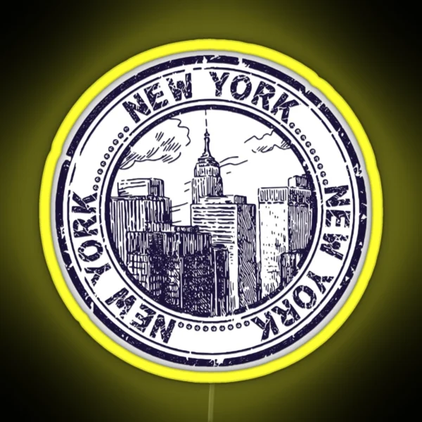 New York New York RGB Neon Sign