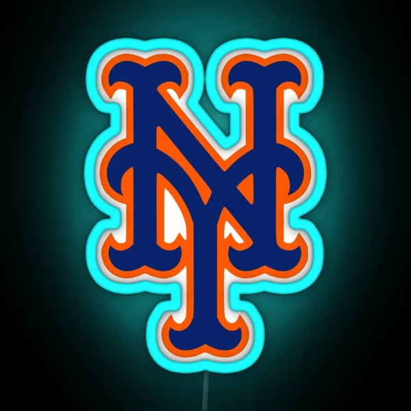 NEW YORK NY Baseball RGB Neon Sign