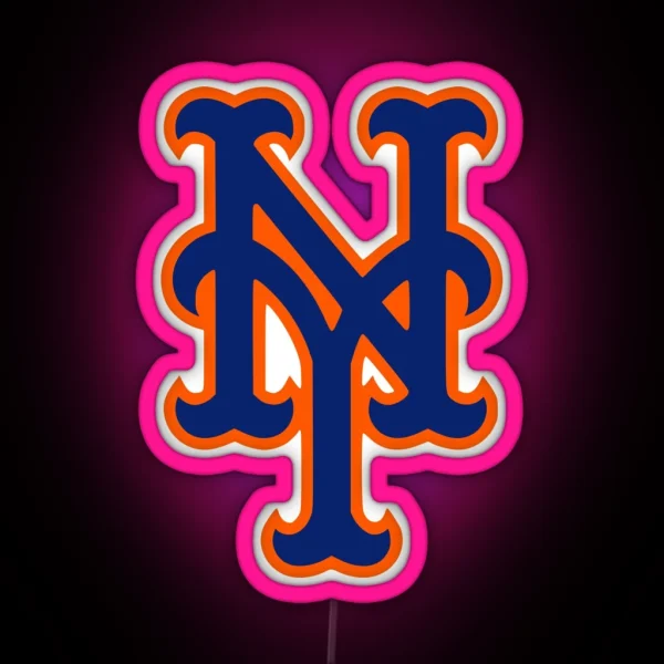 NEW YORK NY Baseball RGB Neon Sign