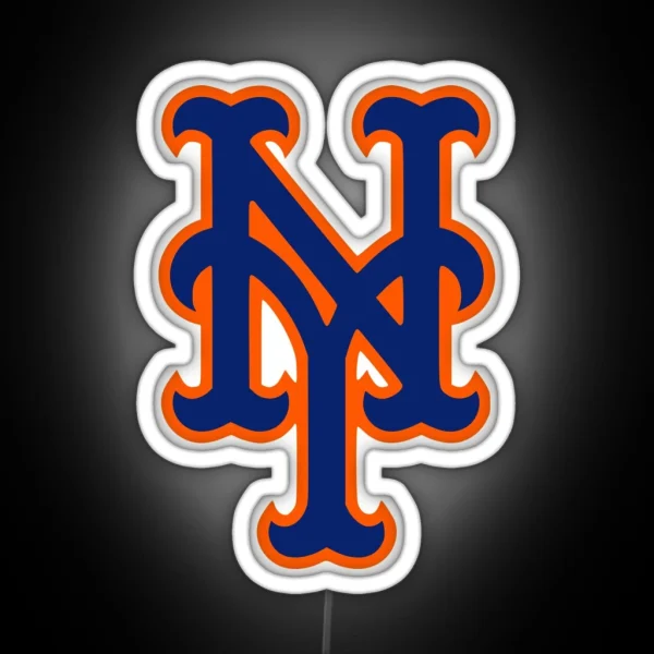 NEW YORK NY Baseball RGB Neon Sign