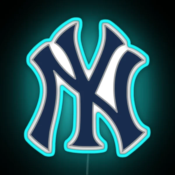 NEW YORK NY Baseball RGB Neon Sign