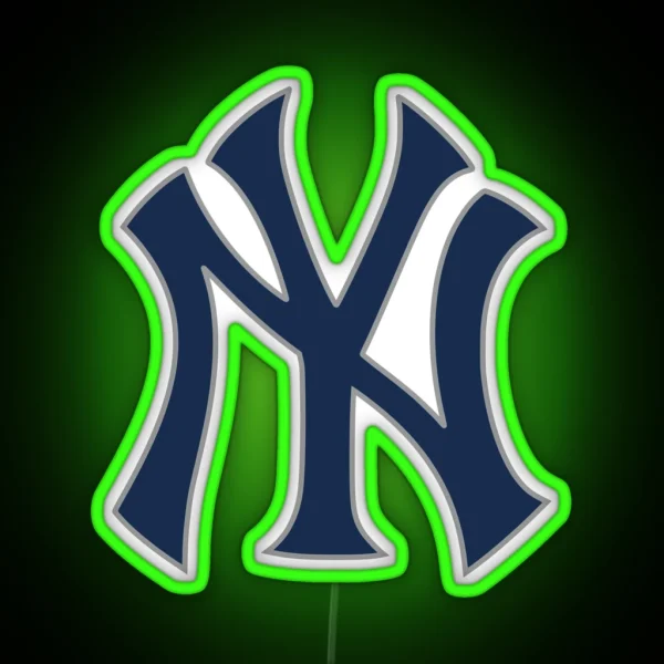NEW YORK NY Baseball RGB Neon Sign