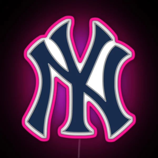 NEW YORK NY Baseball RGB Neon Sign