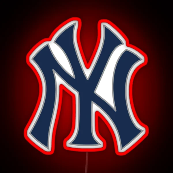 NEW YORK NY Baseball RGB Neon Sign