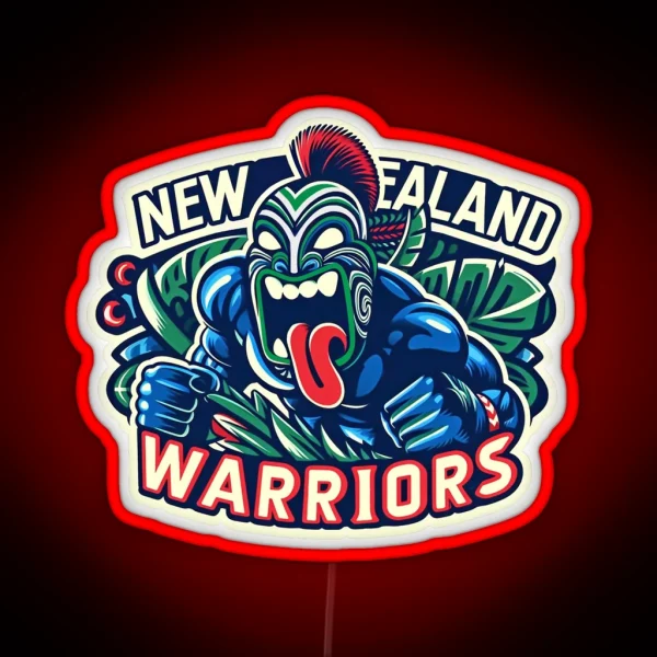 New Zealand Warriors RGB Neon Sign