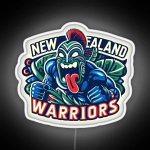 New Zealand Warriors RGB Neon Sign