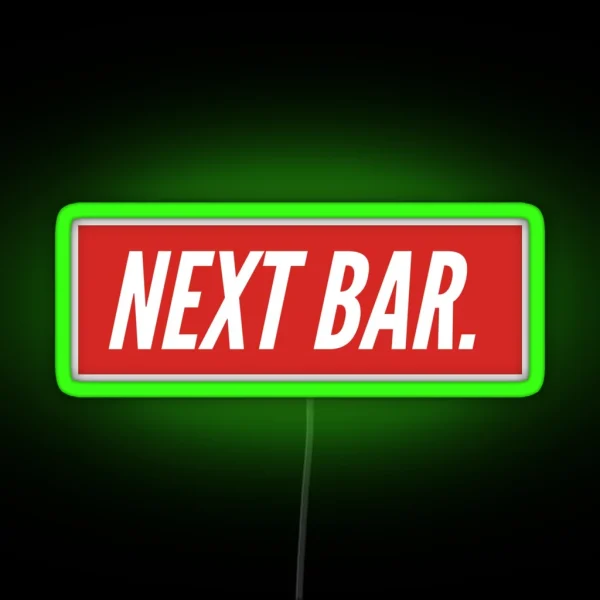 Next Bar RGB Neon Sign