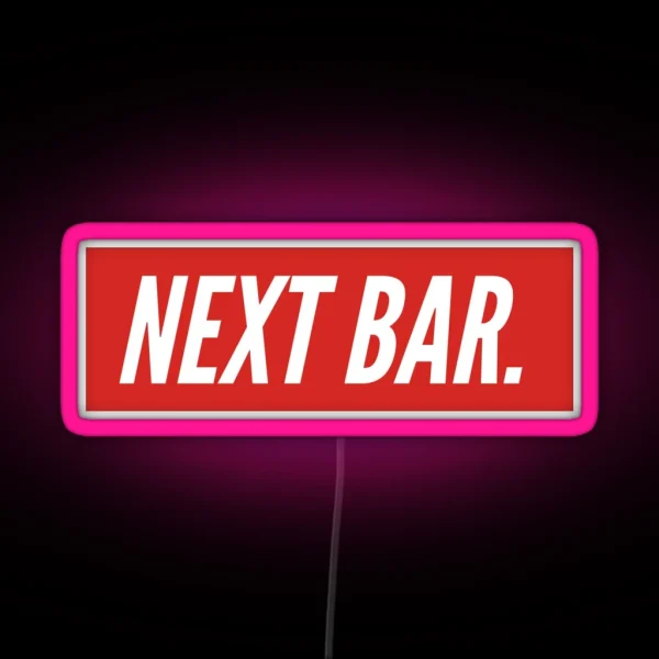 Next Bar RGB Neon Sign