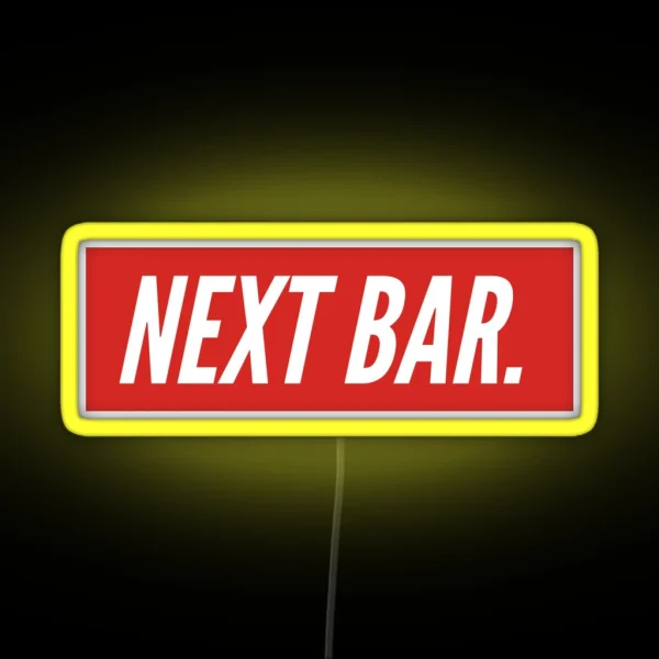 Next Bar RGB Neon Sign