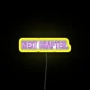 Personalized RGB neon sign celebrating love and life's journey moments.