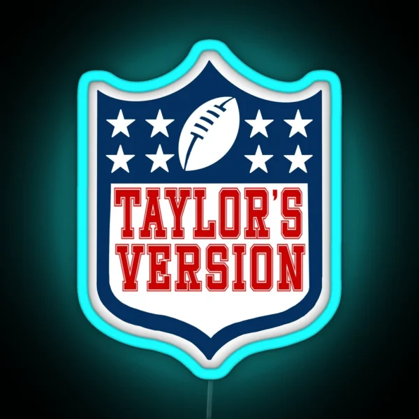 NFL Taylor S Version RGB Neon Sign