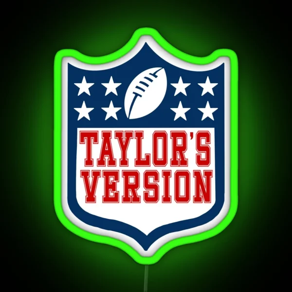 NFL Taylor S Version RGB Neon Sign