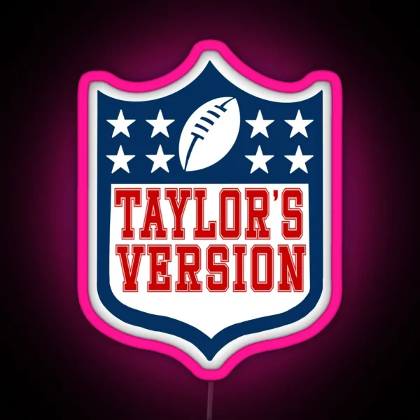 NFL Taylor S Version RGB Neon Sign