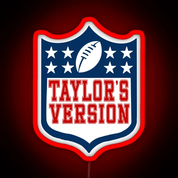 NFL Taylor S Version RGB Neon Sign