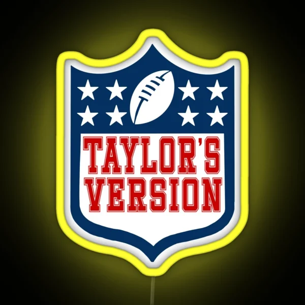 NFL Taylor S Version RGB Neon Sign