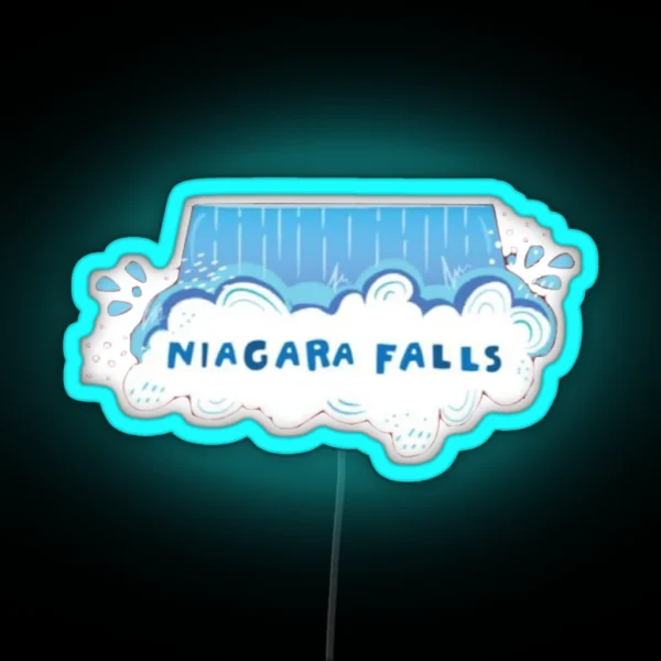 Niagara Falls 2 RGB Neon Sign