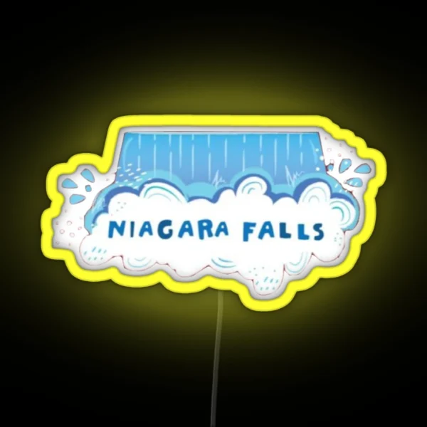 Niagara Falls 2 RGB Neon Sign