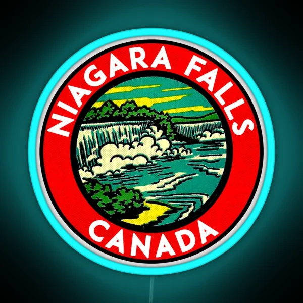 Niagara Falls Canada Vintagetravel RGB Neon Sign