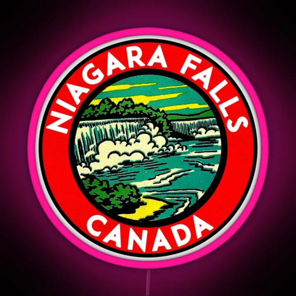 Niagara Falls Canada Vintagetravel RGB Neon Sign