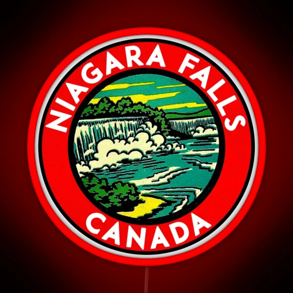 Niagara Falls Canada Vintagetravel RGB Neon Sign