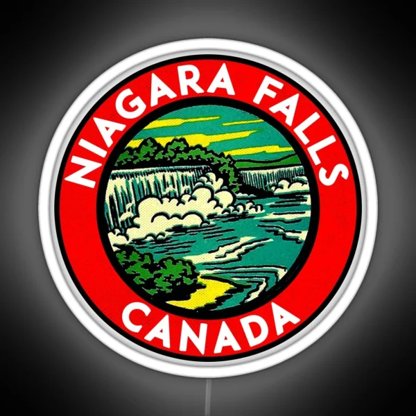 Niagara Falls Canada Vintagetravel RGB Neon Sign