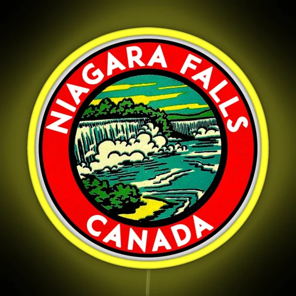 Niagara Falls Canada Vintagetravel RGB Neon Sign