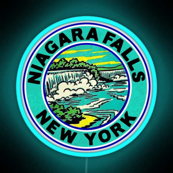 Niagara Falls New York Vintagetravel RGB Neon Sign