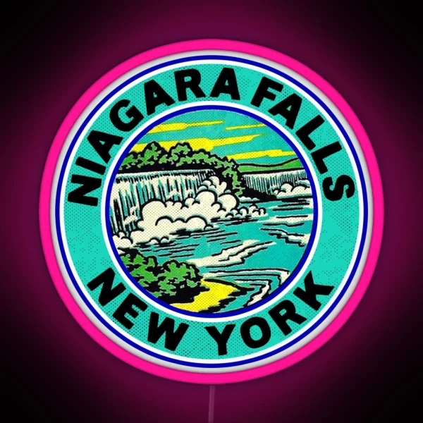 Niagara Falls New York Vintagetravel RGB Neon Sign