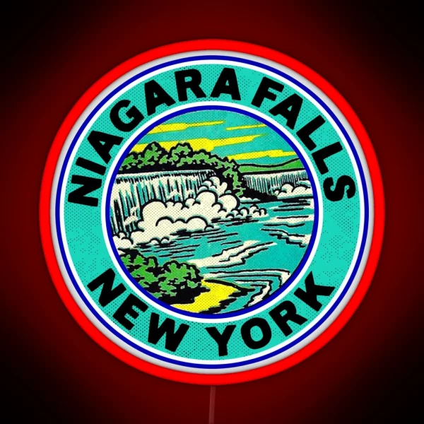 Niagara Falls New York Vintagetravel RGB Neon Sign