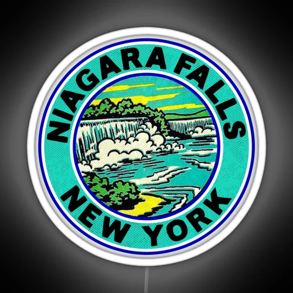 Niagara Falls New York Vintagetravel RGB Neon Sign