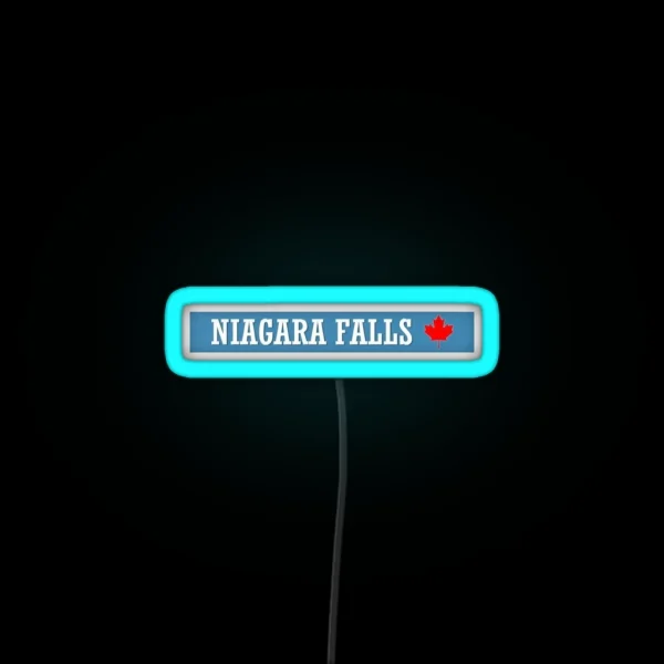 Niagara Falls RGB Neon Sign